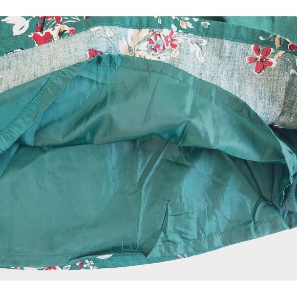 Carters Toddler Girls Floral Print Green Sleeveless A Line Dress 2T - Picture 4 of 9